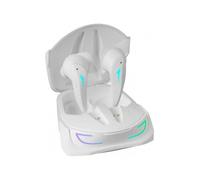 Auriculares Bluetooth Mars Gaming MHI-Ultra con estuche de carga/ Autonomía 7-8h/ Blancos