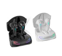 Auriculares Bluetooth Mars Gaming MHI-Ultra con estuche de carga/ Autonomía 7-8h/ Negros