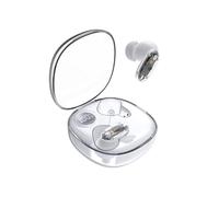 Mars Gaming MHIB2, Auriculares Bluetooth 5.4, Sonido Inmersivo, Diseño Ergonómico Semitransparente y Ultracompacto, 24 Horas Reproducción, Auriculares Inalámbricos con Estuche e Indicador LED, Blanco