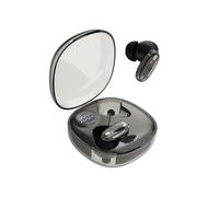 Mars Gaming MHIB2, Auriculares Bluetooth 5.4, Sonido Inmersivo, Diseño Ergonómico Semitransparente y Ultracompacto, 24 Horas Reproducción, Auriculares Inalámbricos con Estuche e Indicador LED, Negro