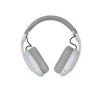 Mars Gaming MHW-Pro, Auriculares Gaming Inalámbricos ARGB Flow, Sonido 3D Envolvente 7.1, Bluetooth 5.3 + 2.4GHz + Jack 3.5mm, Diseño Ergonómico Ultraligero, Micrófono Dual, Multiplataforma, Blanco