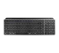 Mars Gaming MK-SILENKEYS, Teclado Inalámbrico Full-Format Compacto, Perfil Bajo, Switches Tijera Silenciosos, Tecla Copilot AI, Bluetooth 5.1 Dual + 2.4GPRO, Batería 200h, PC/Mac, Negro, Idioma