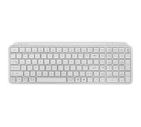 Mars Gaming MK-SILENKEYS, Teclado Inalámbrico Full-Format Compacto, Perfil Bajo, Switches Tijera Silenciosos, Tecla Copilot AI, Bluetooth 5.1 Dual + 2.4GPRO, Batería 200h, PC/Mac, Blanco, Idioma