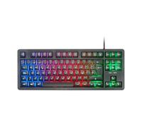 Mars Gaming – Teclado Gaming MK023 TKL – Híbrido H-Mech, FRGB Rainbow, USB 2.0 – Negro