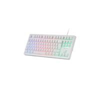 Mars Gaming - MK023, Teclado Gaming TKL, Tecnología Híbrida H-Mech, Iluminación FRGB Rainbow, Anti-ghosting, Compatib - MK023PES