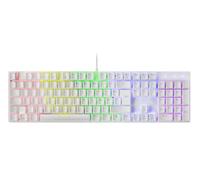 Mars Gaming MK422 Blanco, Teclado Mecánico Gaming RGB, Antighosting, Switch Mecánico Marrón, Idioma Francés