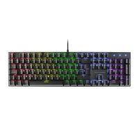 Mars Gaming MK422, Idioma Italiano, Teclado Gaming Mecánico RGB Rainbow, Switch Rojo, Teclas Doble Inyección, Funciones Multimedia, Modo Juego, Antighosting, Multiplataforma, Negro