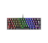 Mars Gaming MK60 Teclado Mecánico Negro FRGB Switch Azul Layout Italiano