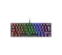 Mars Gaming MK60 Teclado Mecánico Negro FRGB Switch Rojo Layout Italiano