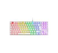 Mars Gaming MK80 Teclado Mecánico Blanco FRGB Switch Rojo Layout Italiano
