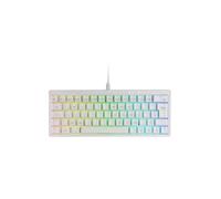 Teclado Gaming Mecánico Mars Gaming MKMINIPRO/ Switch Marrón/ Blanco