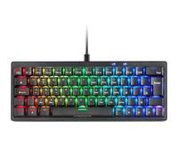 Teclado Gaming Mecánico Mars Gaming MKMINIPRO/ Switch Amarillo/ Negro