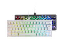 Teclado Gaming Mecánico Mars Gaming MKMINIPRO/ Switch Amarillo/ Negro