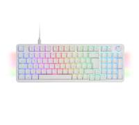 Mars Gaming MKPRO, Teclado Mecánico Gaming Completo, RGB Chroma, Switches Hot-Swap Mecánicos, Antighosting, Rueda de Control, Software Avanzado, Multiplataforma, Switch Silent, Italiano, Blanco
