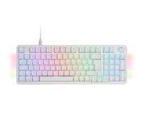 Mars Gaming MKPRO, Teclado Mecánico Gaming Completo, RGB Chroma, Switches Hot-Swap Mecánicos, Antighosting, Rueda de Control, Software Avanzado, Multiplataforma, Switch Silent, Portugués, Blanco