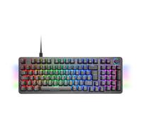 Mars Gaming MKPRO, Teclado Mecánico Gaming Completo, RGB Chroma, Switches Hot-Swap Mecánicos, Antighosting, Rueda de Control, Software Avanzado, Multiplataforma, Switch Silent , Idioma Español,