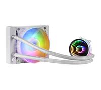 Mars Gaming ML-ONE120, Refrigeración Líquida CPU, TDP 200 W, Espejo Infinito, Ventilador FRGB Silencioso, Multisocket Universal, Blanco