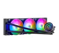 Mars Gaming ML-ONE360, Refrigeración Líquida CPU, TDP 550 W, Espejo Infinito, 3 Ventiladores FRGB Silenciosos, Multisocket Universal, Negro