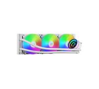 Mars Gaming ML-ONE360, Refrigeración Líquida CPU, TDP 550W, Espejo Infinito, 3 Ventiladores Silenciosos, Multisocket Universal, Blanco