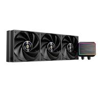 Mars Gaming ML-PROII360 Refrigeración Líquida AIO 600W TDP, Bomba 4ª Gen Opti-Chamber Base de Cobre y Microcanales, 3x Ventilador 120mm FDB, Bloque de Aluminio Cepillado con FRGB Lineal, Negro