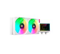 Mars Gaming Refrigeración líquida ML-TWO240 AIO 450W TDP 2x ARGB 12cm Blanco