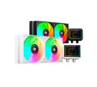 Mars Gaming ML-TWO240 Refrigeración Líquida AiO 450W TDP 2x Ventiladores 120mm ArGB Blanco