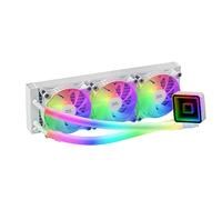 Mars Gaming ML-ULTRA360, Refrigeración Líquida CPU, TDP 650W, Espejo Infinito, 3 Ventiladores Silenciosos FDB ARGB, Tubos ARGB, Multisocket Universal, Blanco
