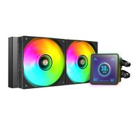 Mars Gaming ML-VISIONPRO240, Refrigeración Líquida AIO, TDP 500W, 2x Ventiladores ARGB 120mm FDB con Núcleo de Cobre y Aluminio, Pantalla LCD IPS 4” Extraíble y Magnética, Opti-Chamber 3rd Gen, Blanco