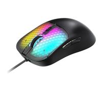 Mars Gaming MM-Viper, Ratón Gaming Ultraligero 56g, RGB Chroma Personalizable, Sensor Óptico A825PRO, 12800 dpi y 1000Hz, Switches Mecánicos HUANO, Softwae Dedicado, Cable Trenzado USB-A/USB-C, Negro
