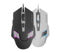 Mars Gaming MM024, Ratón Gaming RGB, Sensor Óptico 4000 dpi, Switches Mecánicos Huano, Iluminación RGB Flow, Ajuste On-The-Fly 1200/2400 / 3200/4000 dpi, Compatibilidad Multiplataforma, Blanco