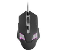 Mars Gaming MM024, Ratón Gaming RGB, Sensor Óptico 4000 DPI, Switches Mecánicos Huano, Iluminación RGB Flow, Ajuste On-the-fly 1200 / 2400 / 3200 / 4000 DPI, Compatibilidad Multiplataforma, Ratón