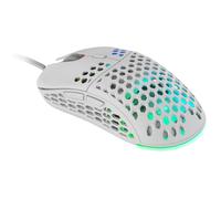 Mars Gaming MM55W Ratón Gaming RGB 12800 DPI Blanco