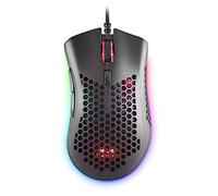 Mars Gaming MMEX, Ratón Gaming Premium 32000 dpi, Sensor PixArt 3389PRO, Switches Ópticos Ultra Rápidos, Diseño Hive Ultraligero 75g, RGB Chroma, 7 Botones, Software, Negro