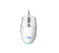 Ratón óptico 3200dpi MMG RGB (Blanco) - Mars Gaming
