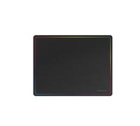 Mars Gaming Alfombrilla gaming MMP124 – 360×260, bordes Rainbow, base caucho antideslizante – Negro