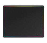 Mars Gaming - MMP124, Alfombrilla Gaming 360x260mm, Diseño de Bordes Rainbow, Base Antideslizante de Caucho Natural, Su - MMP124