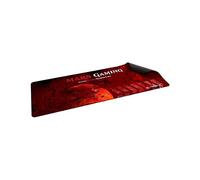 Mars Gaming MMP2 - Alfombrilla de ratón para gaming (alta precisión con cualquier ratón, base de caucho natural, alta comodidad, 88 x 33 cm), color rojo y negro