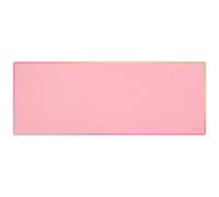 Mars Gaming MMP224, Alfombrilla Gaming XXL 880x330mm, Diseño de Bordes Rainbow, Base Antideslizante de Caucho Natural, Superficie Nanotextil de Alta Precisión, Alfombrilla de Ratón Flexible, Rosa
