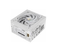 Mars Gaming MPB1000PSI, Fuente Alimentación Full Modular ATX 1000W, 10 Años Garantía, 80Plus Gold 90%, Ventilador SI 14cm, Tecnología AI2-RPM, DC-DC, SMD, ATX 3.1 y PCIe 5.1, Conector 12V 2x6, Blanco
