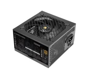 Mars Gaming MPB1000SI, Fuente Alimentación PC ATX 1000W, 7 Años de Garantía, 80Plus Gold 90%, Ventilador SI Extreme Silence con Núcleo de Cobre y Aluminio, AI2-RPM, DC-DC y SMD, Condensadores