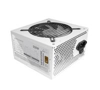 Mars Gaming MPB550, Fuente Alimentación 550W ATX, 6 Años Garantía, 80Plus Bronze 230V EU, 90% Eficiencia, Ventilador FDB 120mm con Tecnología AI-RPM y Sistema Antivibración, Blanco