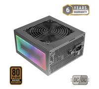 Mars Gaming - MPB750S, Fuente Alimentación ATX ARGB 750W, 6 Años de Garantía, 80Plus Bronze 230V EU, 90% Eficiencia, Ventilador