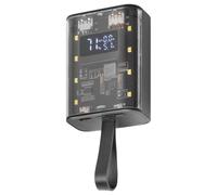 Mars Gaming MPK-10K PowerBank Compacta con Pantalla de Carga Múltiple 10000mah 22.5W Negro