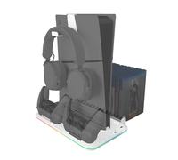 Soporte Multifunción RGB para PS5 Mars Gaming MPS5-B2/ Blanco