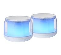 Mars Gaming MS-Aura Altavoces Bluetooth 5.3 Chipset DSP 15W Iluminación RGB Clearview 360º Blanco