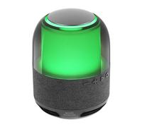 Mars Gaming MS-Flow, Altavoz Portátil Bluetooth 15W, Iluminación Orbilight RGB 360°, Sonido Potente con Driver DeepBass 57mm, Altavoz Gaming Compacto con Bluetooth 5.3 y MicroSD, Negro