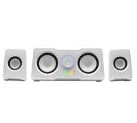 Mars Gaming MS22, Altavoces Gaming Compactos 2.2, RGB Flow, Subwoofer + 4 Drivers Activos, Sonido DSP 35W, Blanco