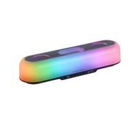 Mars Gaming MSB-Orb, Altavoz Portátil + Barra de Sonido 20W, Iluminación Orbilight RGB 360º, Soundbar con Sistema de Triple Driver, Altavoces Gaming Bluetooth 5.3 / USB/MicroSD/AUX/FM, Blanco
