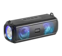 Mars Gaming MSB-XT, Altavoz Portátil + Barra de Sonido 2en1, Iluminación RGB Dinámica, Sistema de Sonido 4 Drivers 20W, Altavoz Bluetooth 5.3 + AUX/MicroSD/USB/Radio FM, Negro