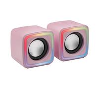 Altavoces mars gaming mscubep premium 8w rosa
